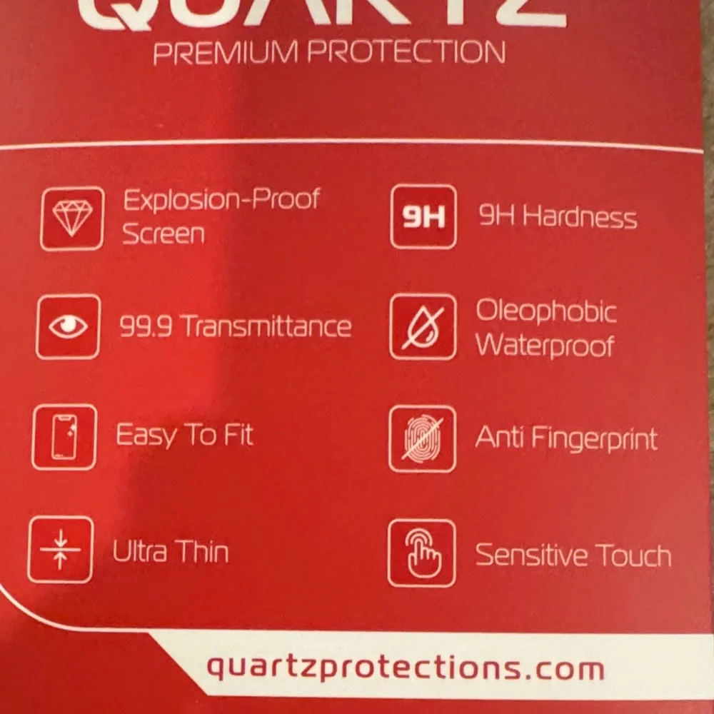 8 Quartz Premium IPhone 16 Screen Protection